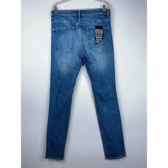Ksubi Chitch Odyssey Denim Distressed Slim Fit Cotton Japanese Inspired Size 34 - Picture 6 of 12